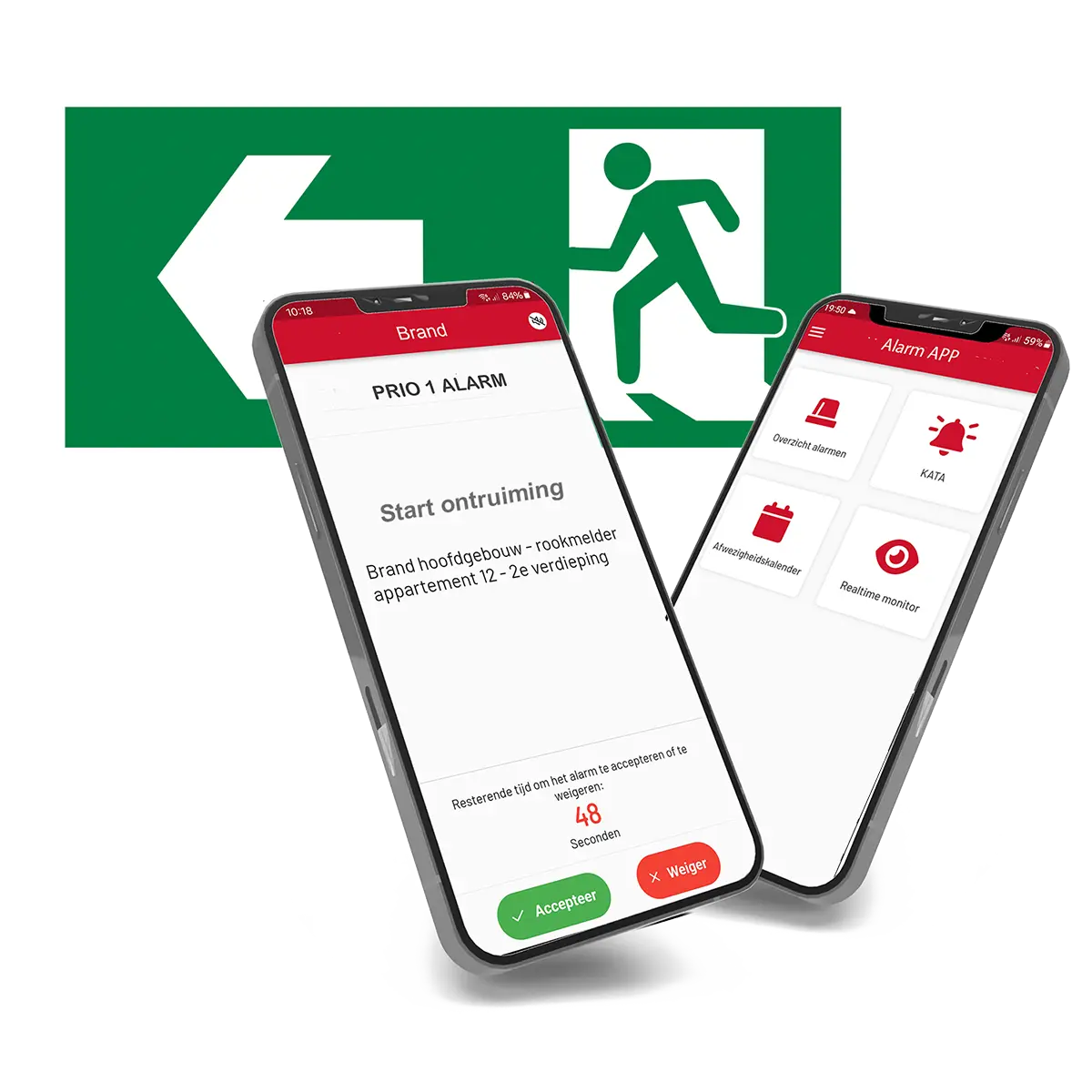 Ontruimingsalarm op smartphone ook conform NEN2575