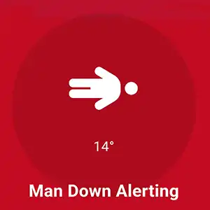 Man-down alarm