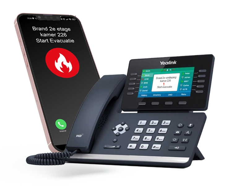alarmen ontvangen via VoIP Alarmeren ontvangen en versturen via VoIP platformen zoals 3CX