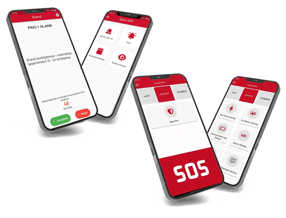 alarmapp vs alleenwerken app De alarmeringsapp VS de Alleenwerken app