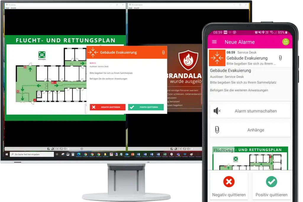 Novalink Alarmserver Desktop client en smart app