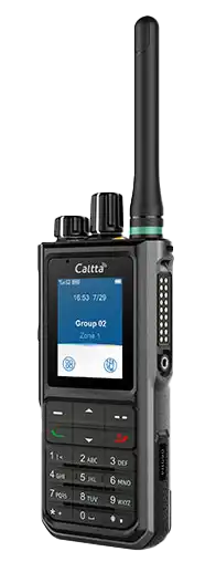 Alarmberichten ontvangen op portofoons van Caltta