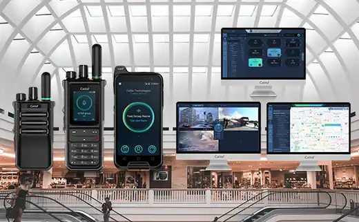 Bij calimiteiten berichten van alarmserver direct ontvangen op portofoon