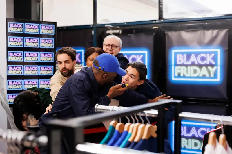 Alarmen op portofoons ontvang bij agressie in de winkel