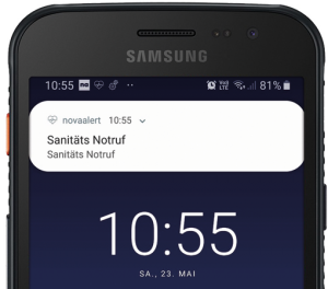 pushmelding en alarmtonen