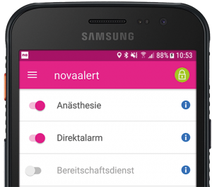 oproeplijst voor snelle alarmering