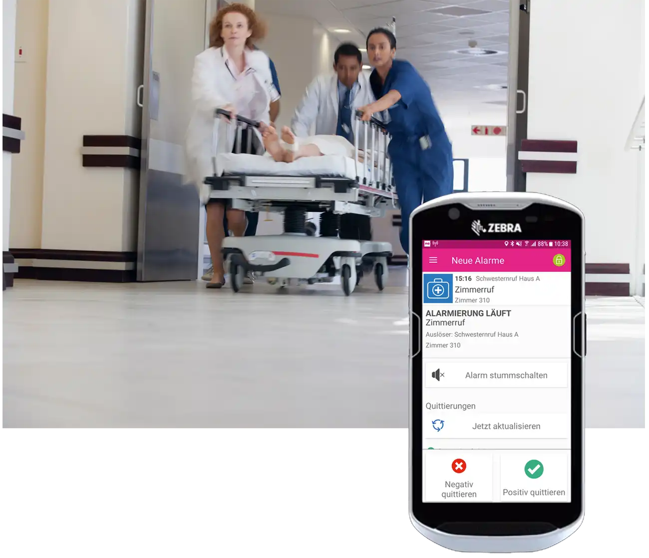 verpleegoproep en zorgalarmerig in ziekenhuizen met novaalert alarmserver