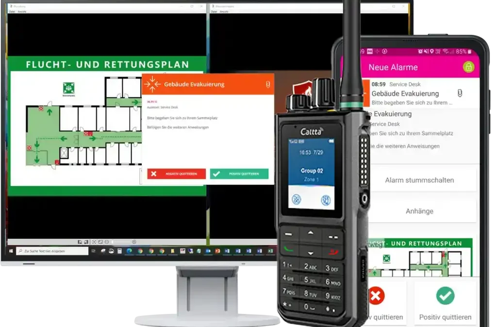Moderne portofoons voor veiligheid: GPS, BLE en ESPA 4.4.4. in één oplossing