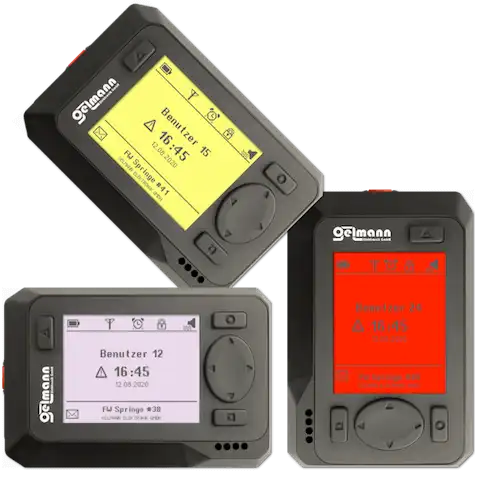 Pagers voor het ontvangen van BHV alarmen